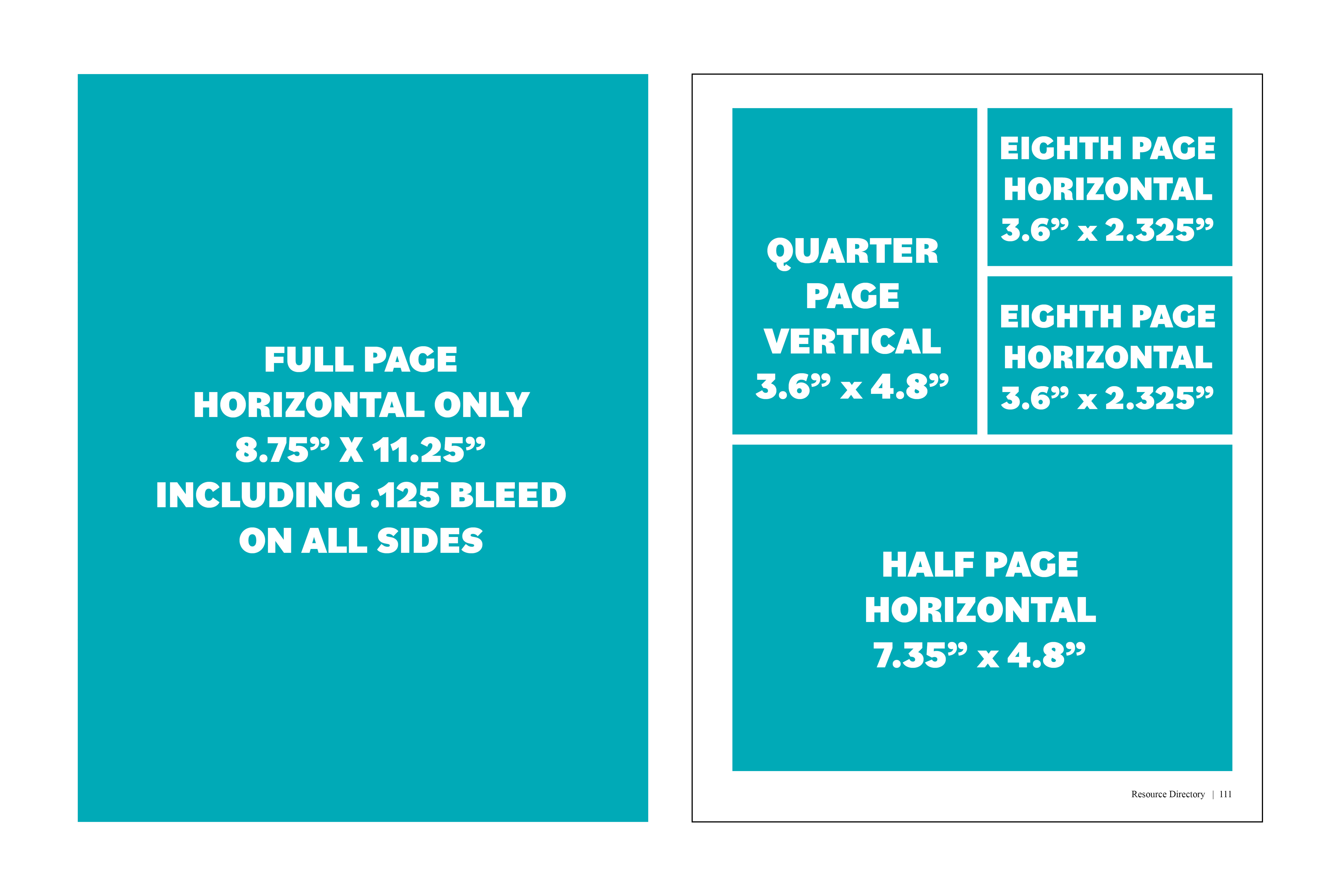 advertisement dimensions 1
