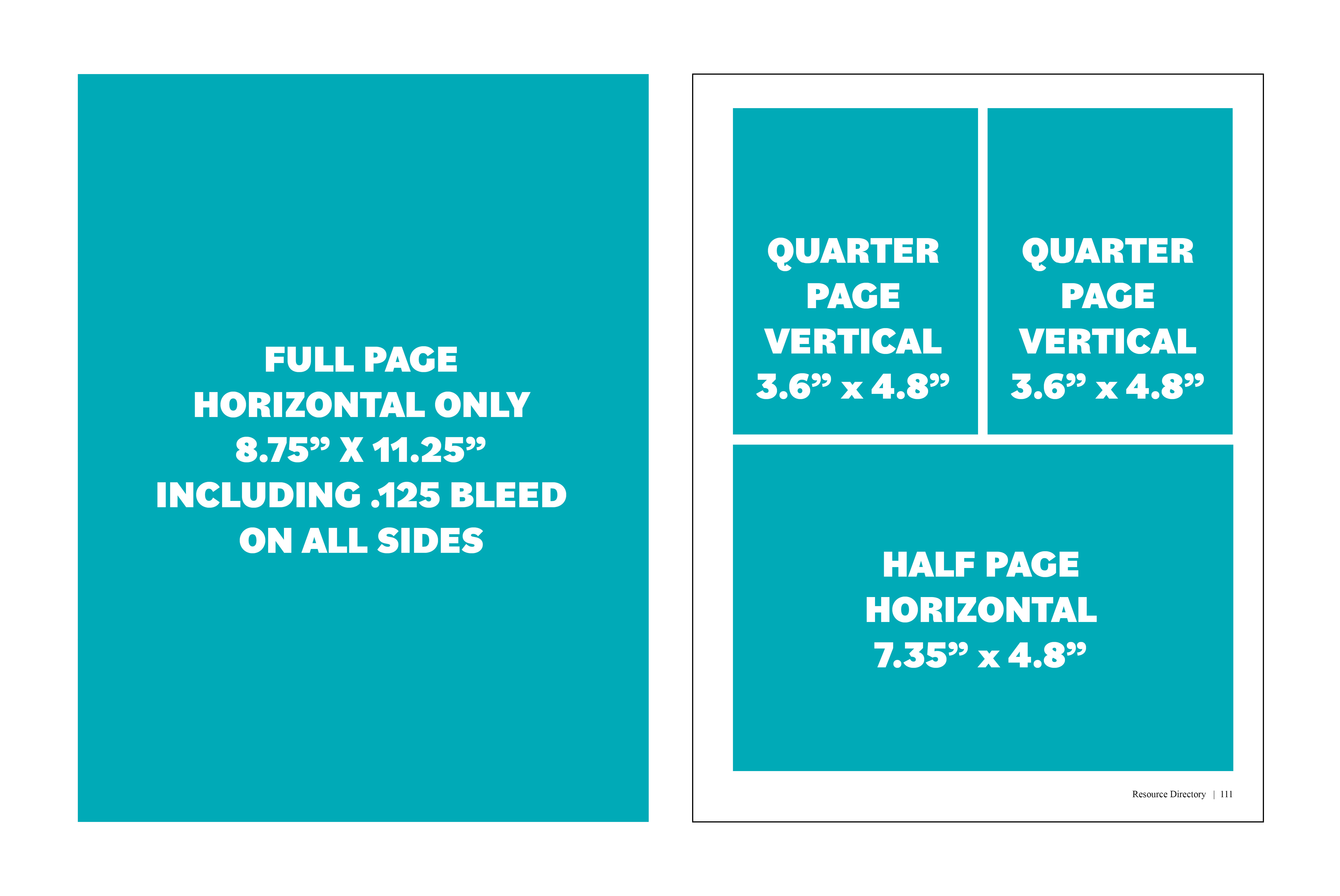 advertisement dimensions 1